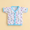 Girls Half Sleeves Jabla Blue & White Pack of 3
