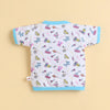 Girls Half Sleeves Jabla Blue & White Pack of 3