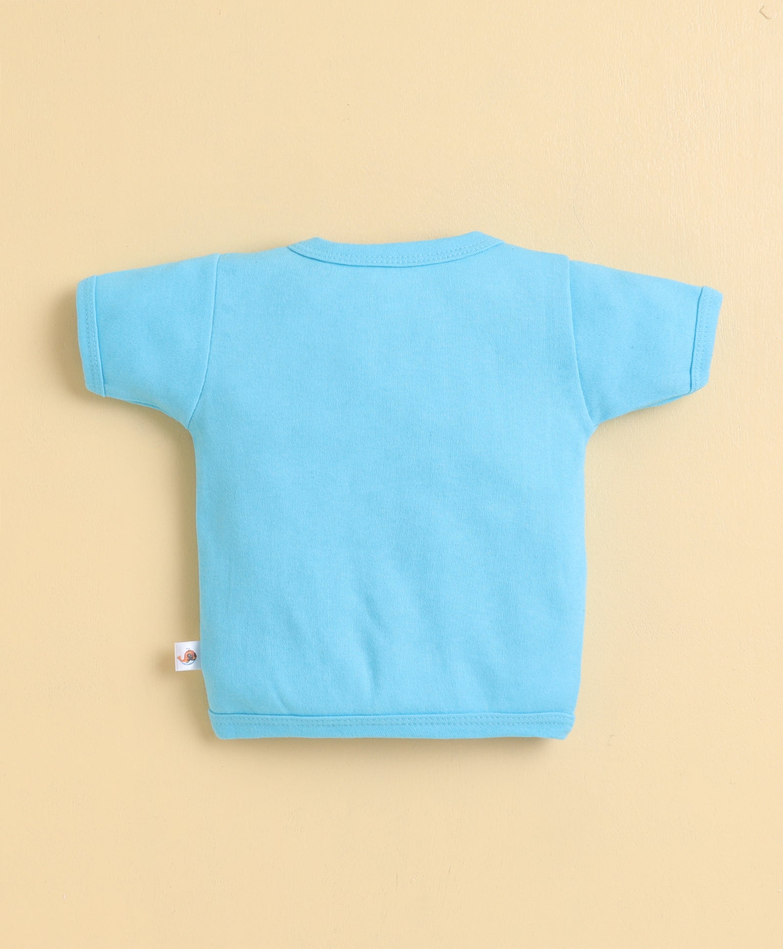 Girls Half Sleeves Jabla Blue & White Pack of 3
