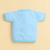 Girls Half Sleeves Jabla Blue & White Pack of 3