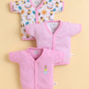 Girls Half Sleeves Jabla Pink & White Pack of 3
