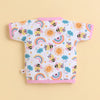 Girls Half Sleeves Jabla Pink & White Pack of 3