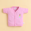 Girls Half Sleeves Jabla Pink & White Pack of 3