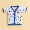 Boys Half Sleeves Jabla Royal Blue & White Pack of 3