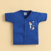 Boys Half Sleeves Jabla Royal Blue & White Pack of 3