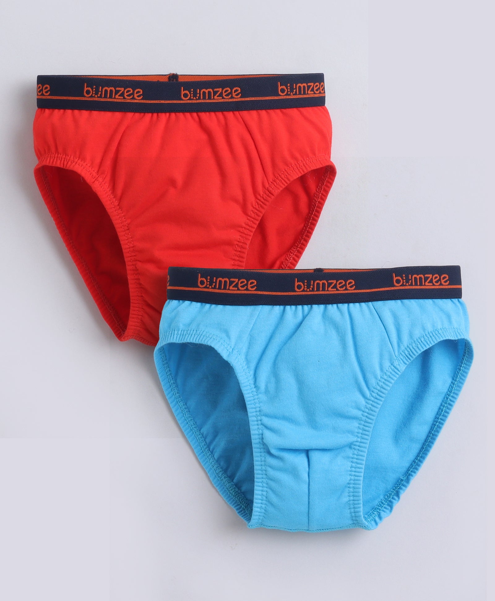 Red & Blue Boys Compact Cotton Briefs Pack of 2