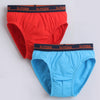 Red & Blue Boys Compact Cotton Briefs Pack of 2