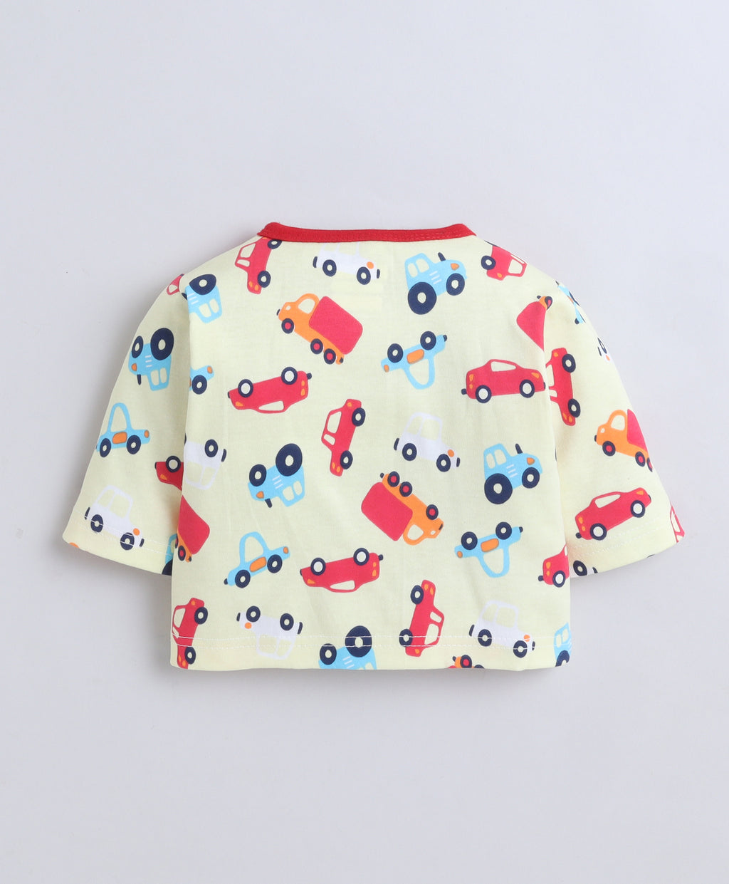 Bumzee Yellow Graphic Print Jabla & Pyjama Set, Full Sleeves, 100% Cotton