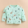 Bumzee Green Animal Print Winter Set, Full Sleeves, Padded (Style Peb11655)