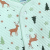 Bumzee Green Animal Print Winter Set, Full Sleeves, Padded (Style Peb11655)