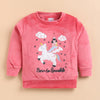 Bumzee Coral Pink Embroidered Winter Set, Full Sleeves, Velvet