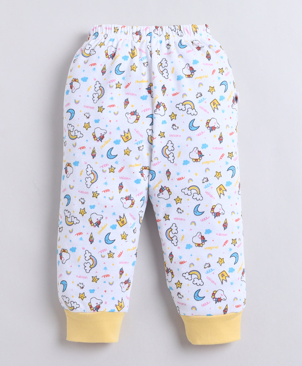 Bumzee Pink & White Animal Print Pyjamas, Pack of 4, 100% Cotton
