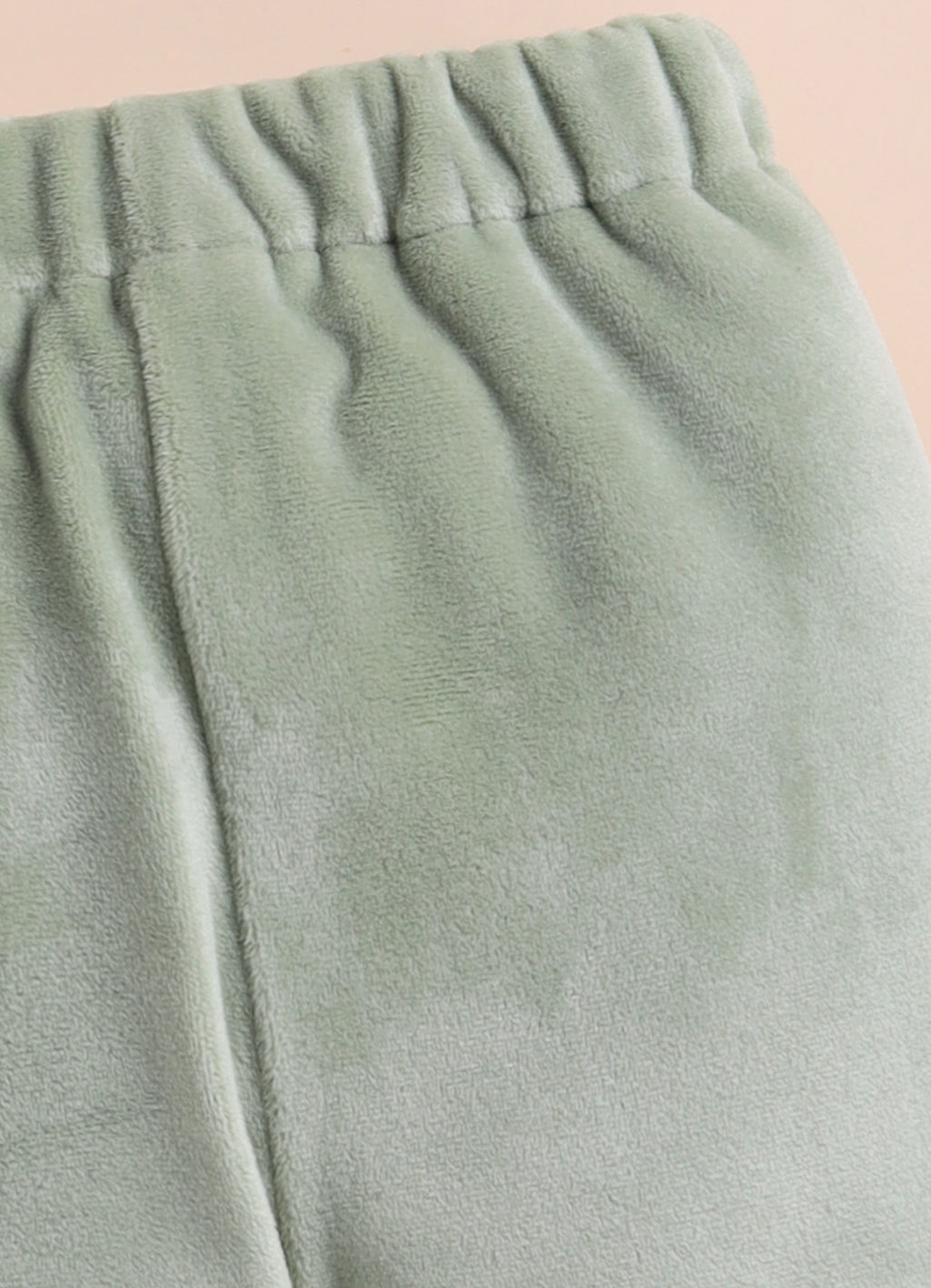 Bumzee Green Embroidered Winter Set, Full Sleeves, Velvet, Hooded (Style Peb11698)