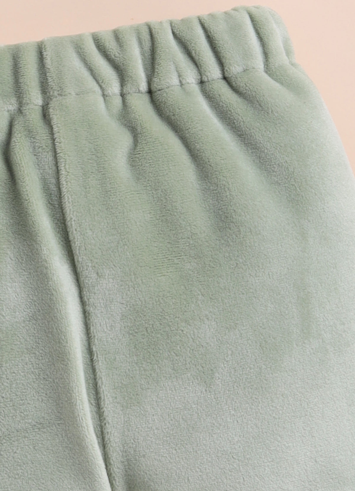 Bumzee Green Embroidered Winter Set, Full Sleeves, Velvet, Hooded (Style Peb11698)