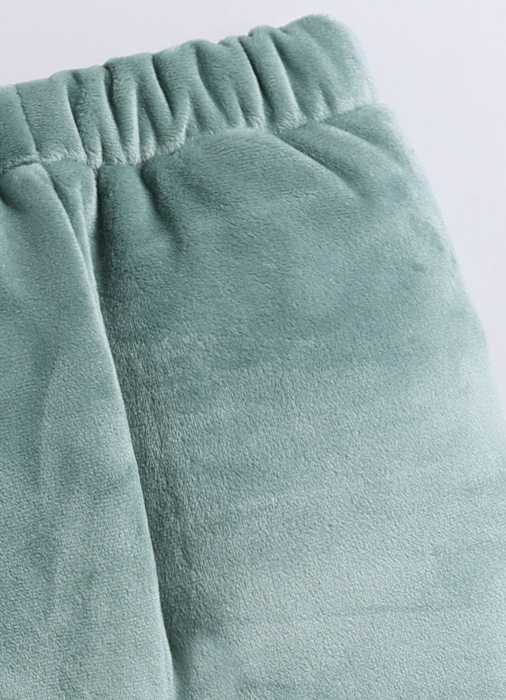 Bumzee Green Embroidered Winter Set, Full Sleeves, Velvet, Hooded (Style Peb11699)