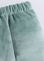 Bumzee Green Embroidered Winter Set, Full Sleeves, Velvet, Hooded (Style Peb11699)