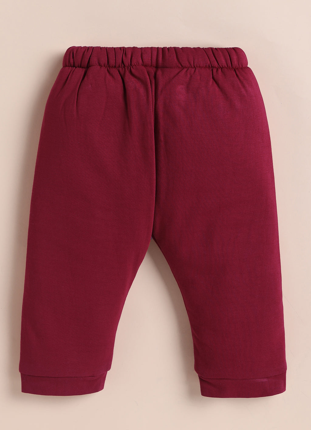 Bumzee White & Red Graphic Print Winter Set, Full Sleeves, Cotton Padded