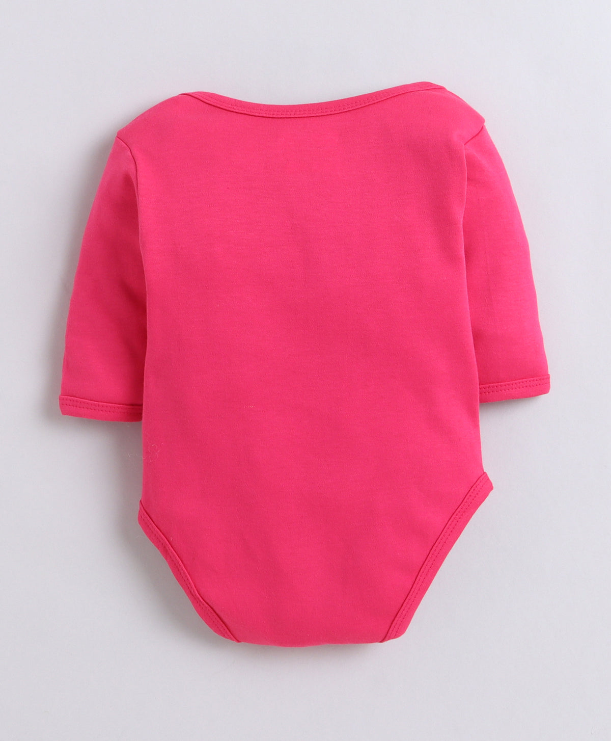 Bumzee Pink & White Graphic Print Bodysuit, Pack of 3, Full Sleeves, 100% Cotton, Onesie (Style Peb11725)