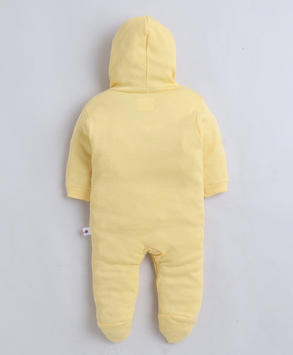 Bumzee Yellow & White Graphic Print Sleepsuit, Pack of 2, Full Sleeves
