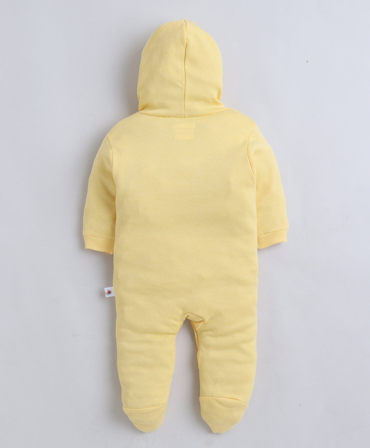 Bumzee Yellow & White Graphic Print Sleepsuit, Pack of 2, Full Sleeves