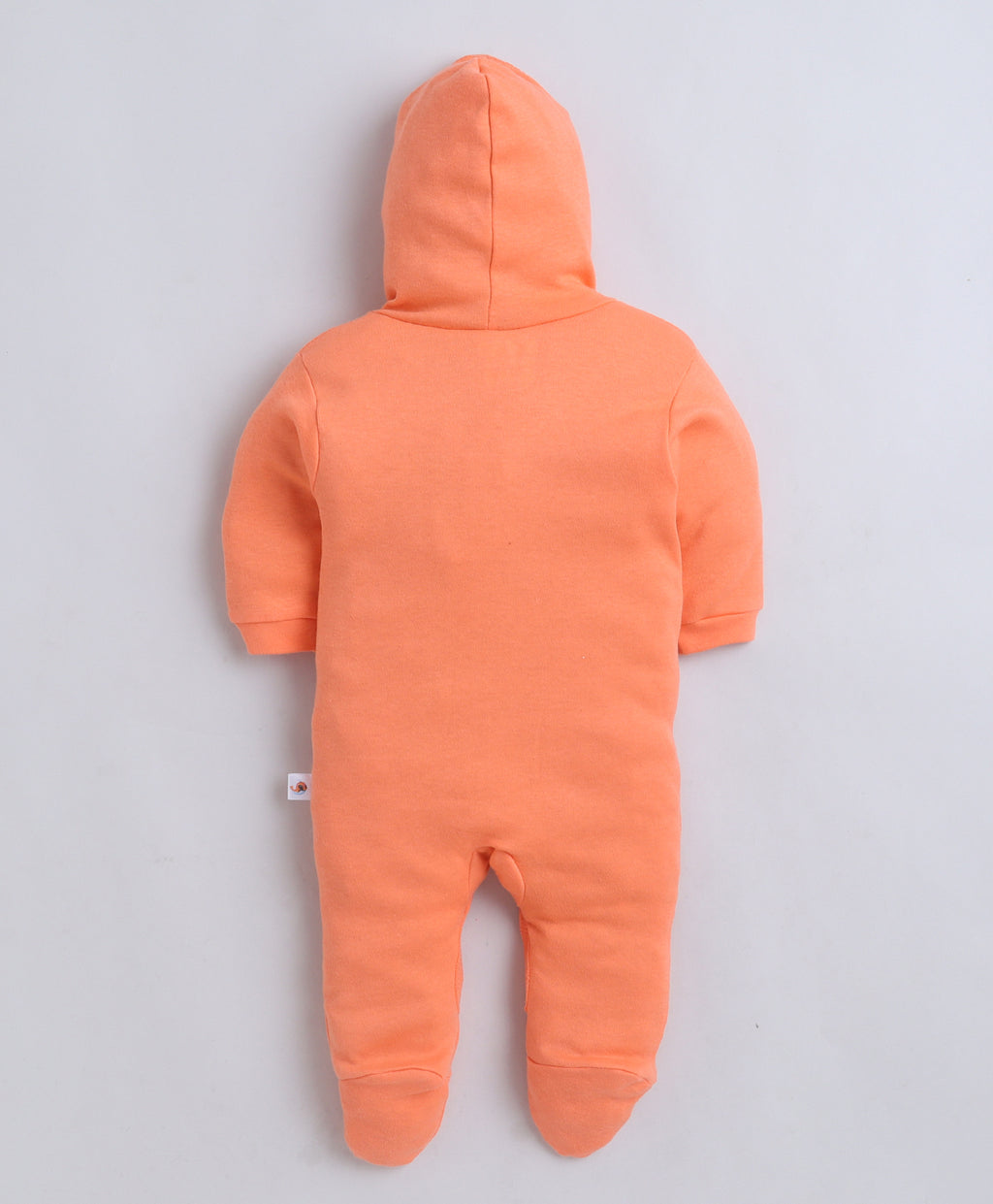 Bumzee Orange & White Graphic Print Sleepsuit, Pack of 2, Full Sleeves