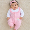 Bumzee Pink Sleepsuit, Full Sleeves, 100% Cotton