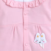 Bumzee Pink Sleepsuit, Full Sleeves, 100% Cotton