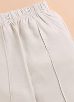 Bumzee Blue & Beige Formal Set, Full Sleeves, 100% Cotton