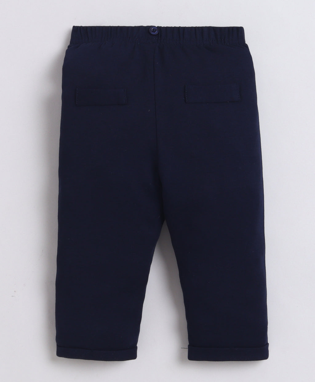 Bumzee Red & Navy Formal Set, Full Sleeves, 100% Cotton