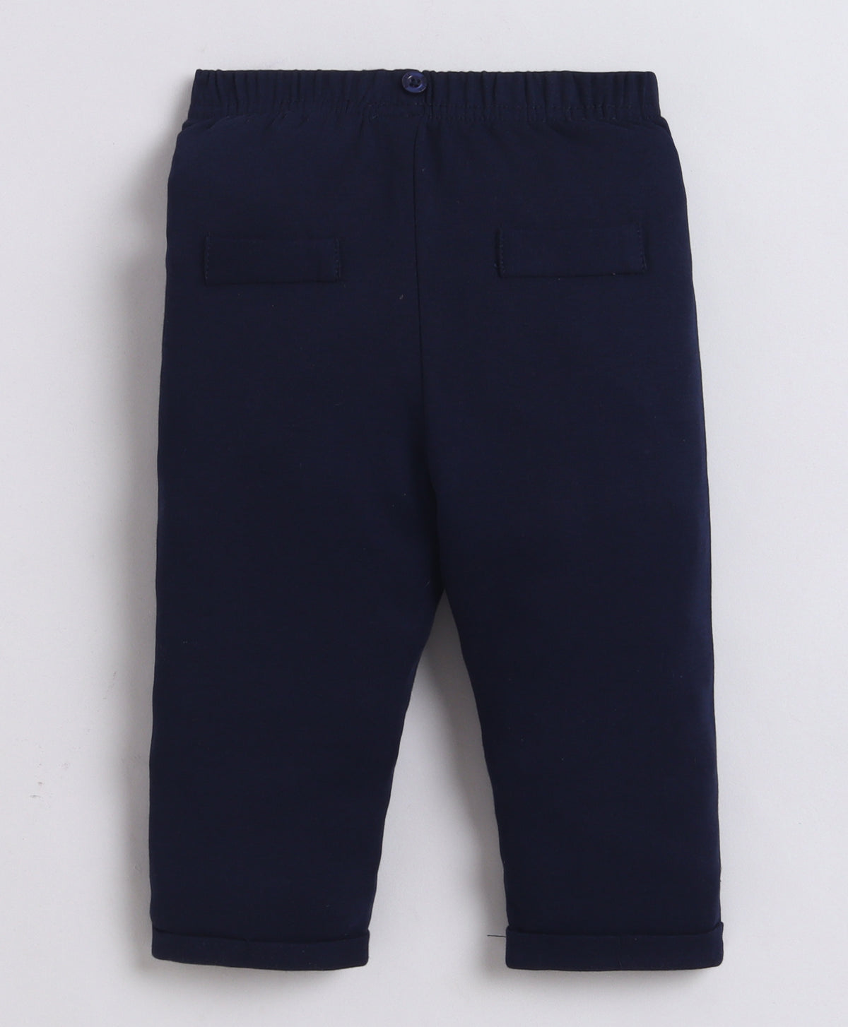 Bumzee Red & Navy Formal Set, Full Sleeves, 100% Cotton