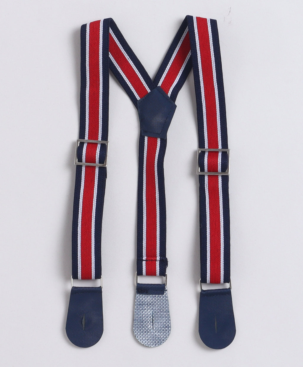 Bumzee Red & Navy Formal Set, Full Sleeves, 100% Cotton