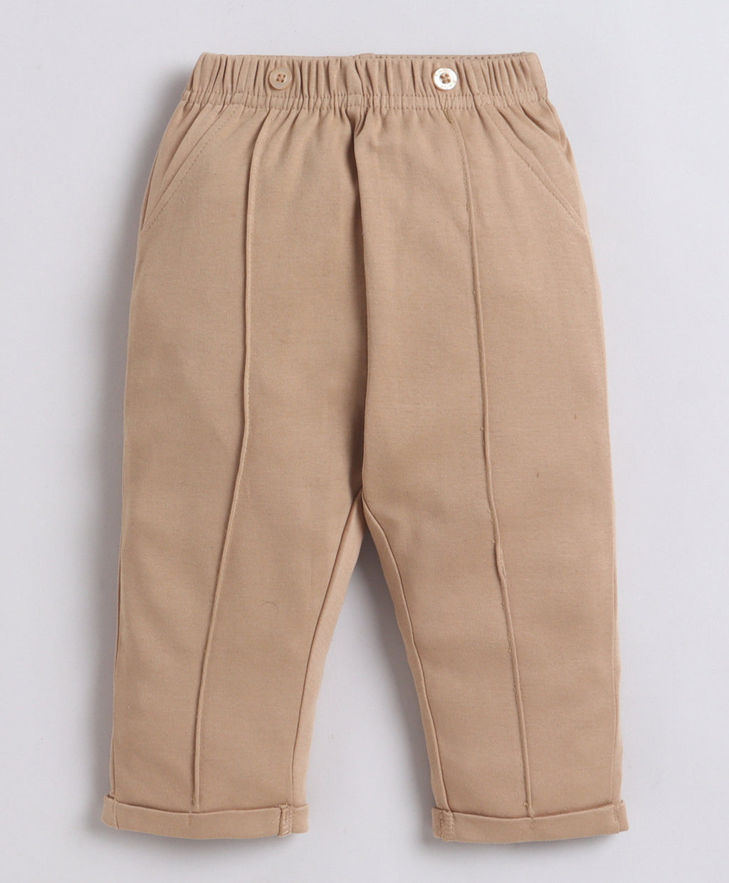 Bumzee Black & Beige Formal Set, Full Sleeves, 100% Cotton, with Suspender