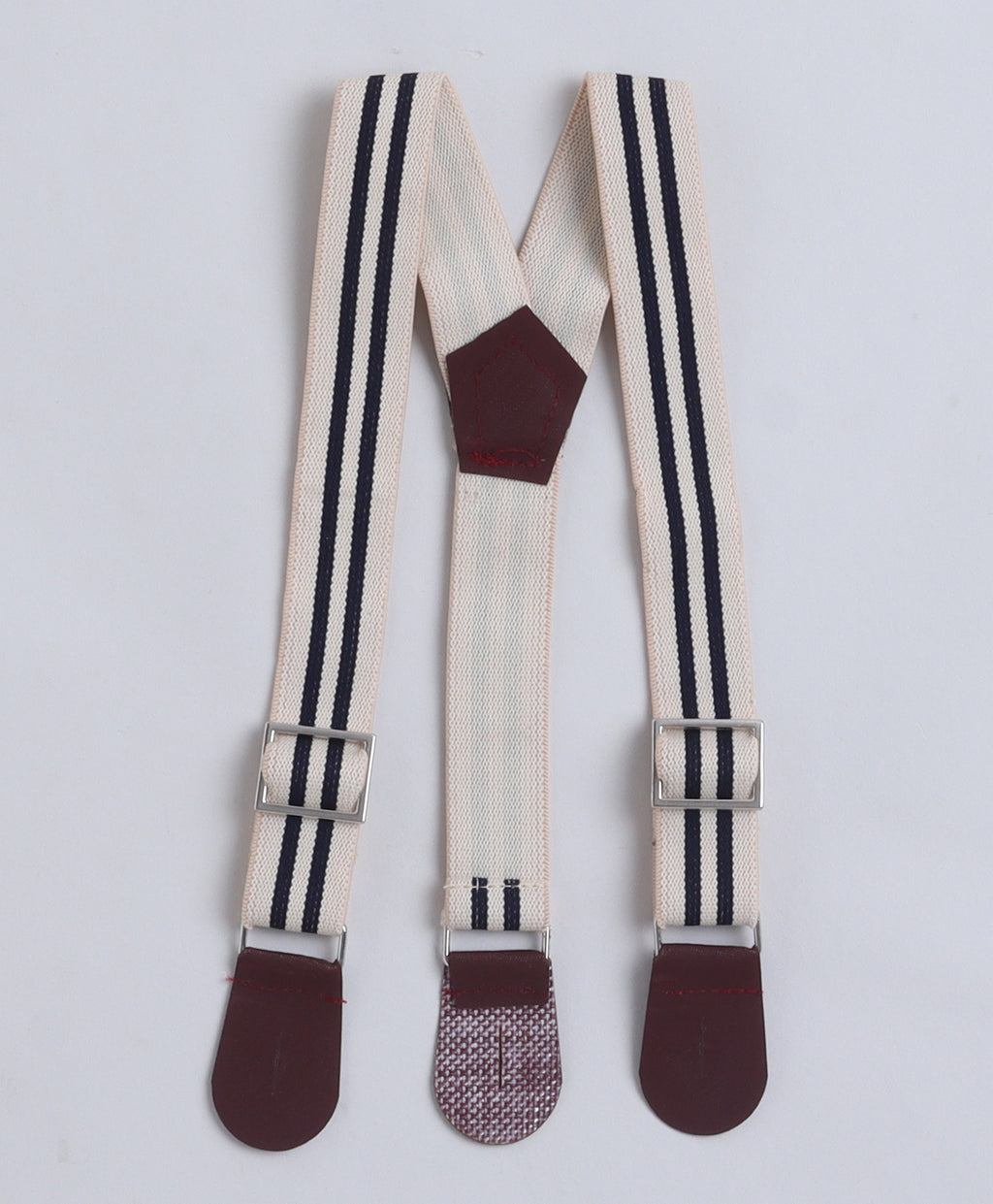 Bumzee Maroon & Beige Formal Set, Full Sleeves, 100% Cotton