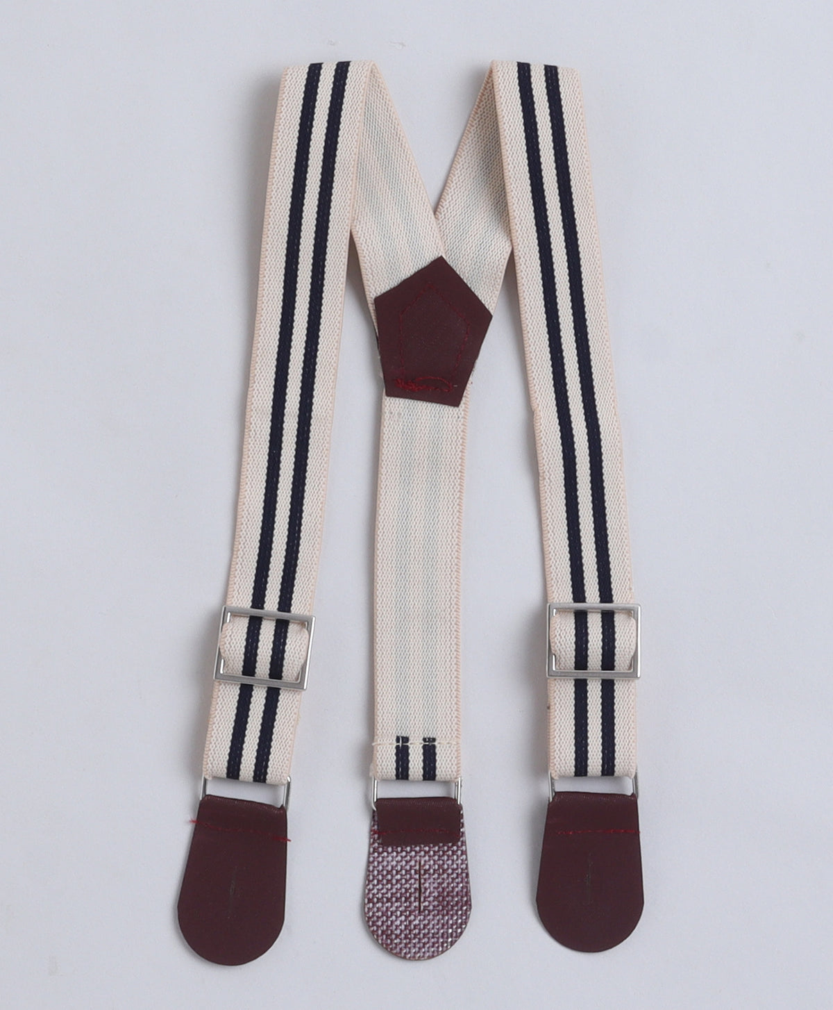Bumzee Maroon & Beige Formal Set, Full Sleeves, 100% Cotton