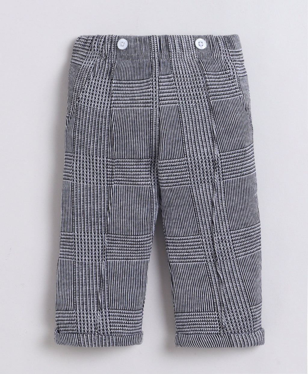 Bumzee Maroon & Grey Formal Set, Full Sleeves, 100% Cotton