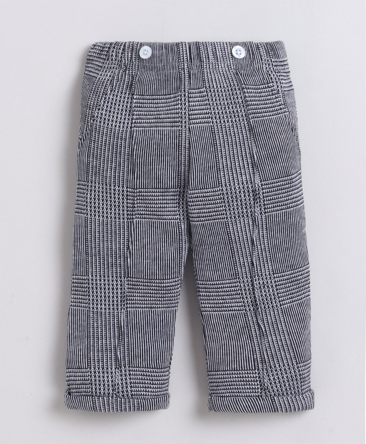 Bumzee Maroon & Grey Formal Set, Full Sleeves, 100% Cotton