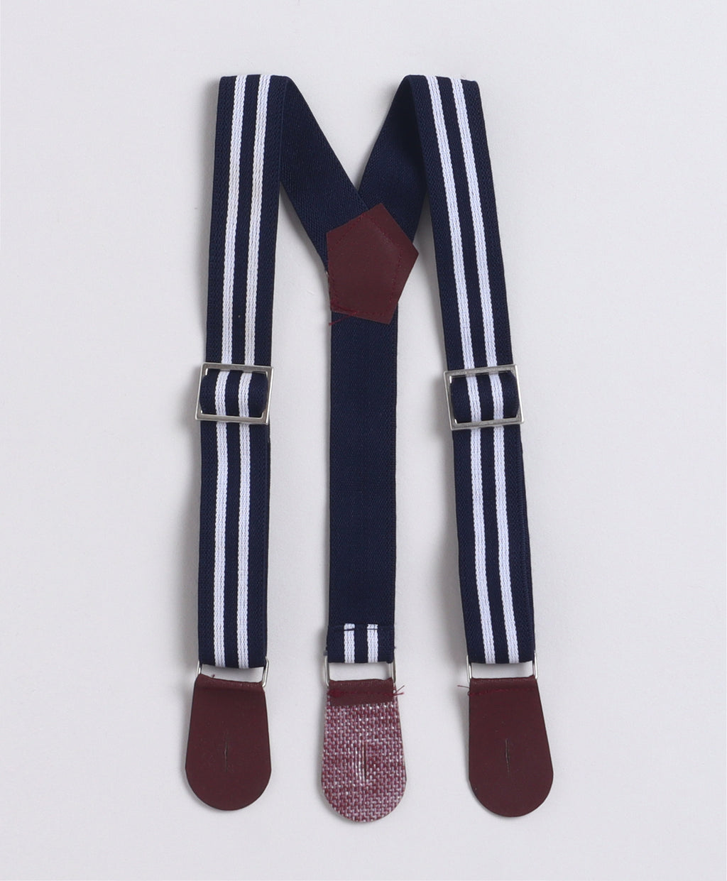Bumzee Maroon & Grey Formal Set, Full Sleeves, 100% Cotton