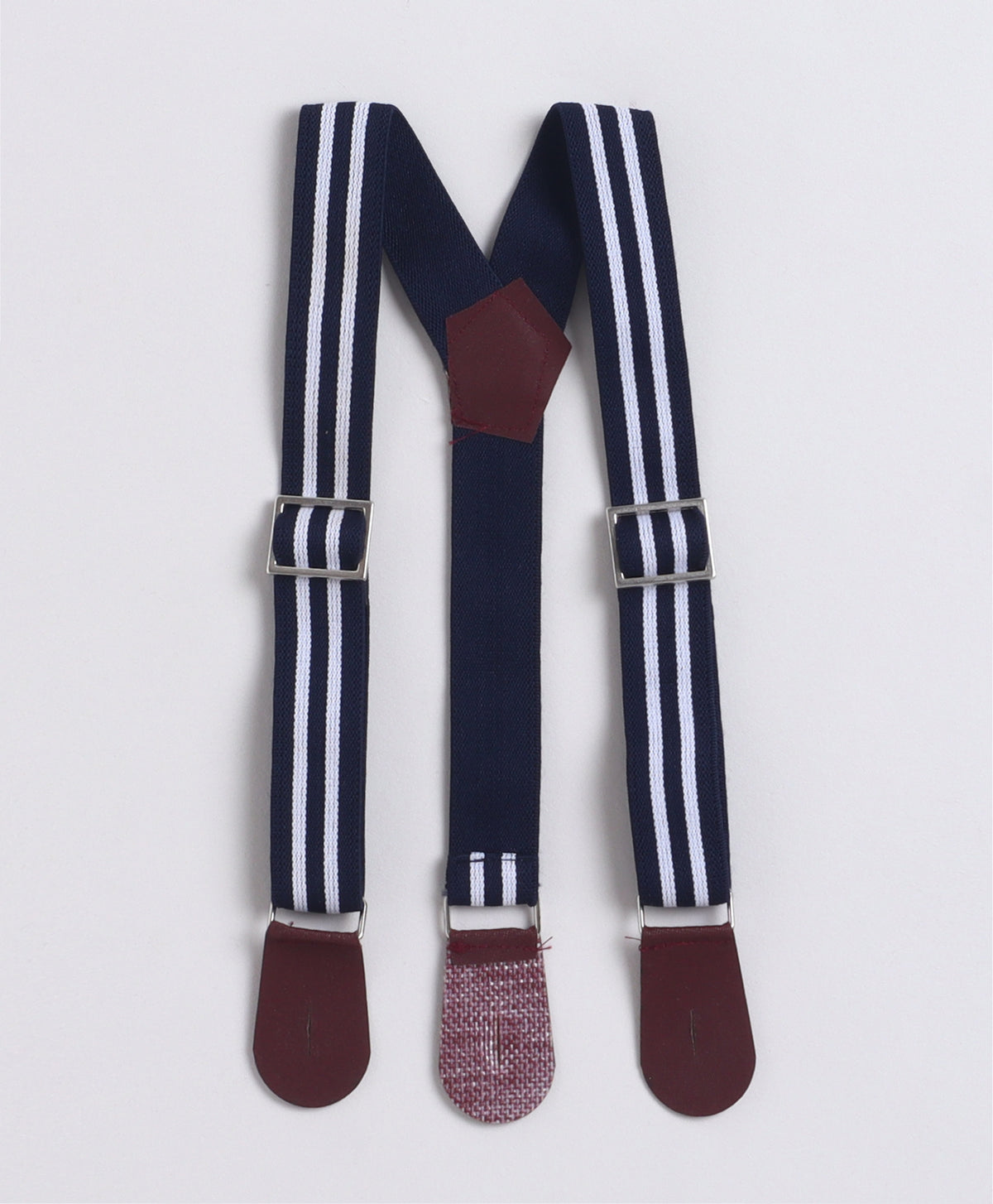 Bumzee Maroon & Grey Formal Set, Full Sleeves, 100% Cotton
