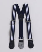 Bumzee White & Grey Formal Set, Full Sleeves, 100% Cotton