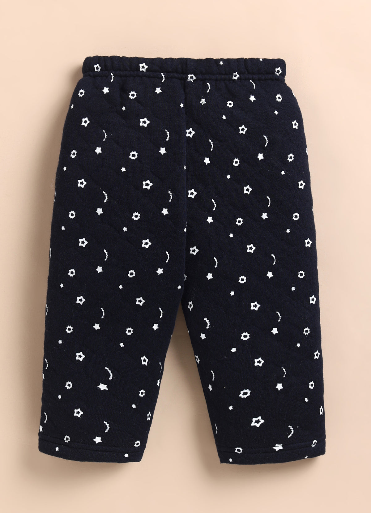 Bumzee Mint & Navy Embroidered Winter Set, Full Sleeves, Padded