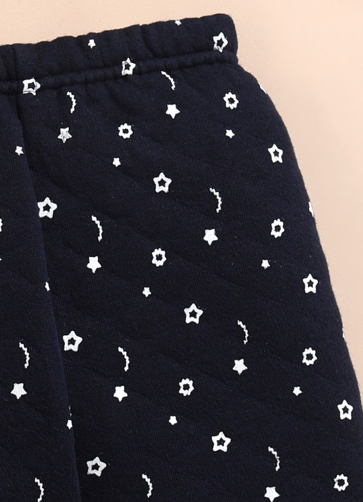 Bumzee Mint & Navy Embroidered Winter Set, Full Sleeves, Padded