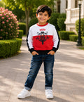 Bumzee Multi Cut & Sew Sweatshirt, Full Sleeves, Cotton Fleece (Style Peb11807)