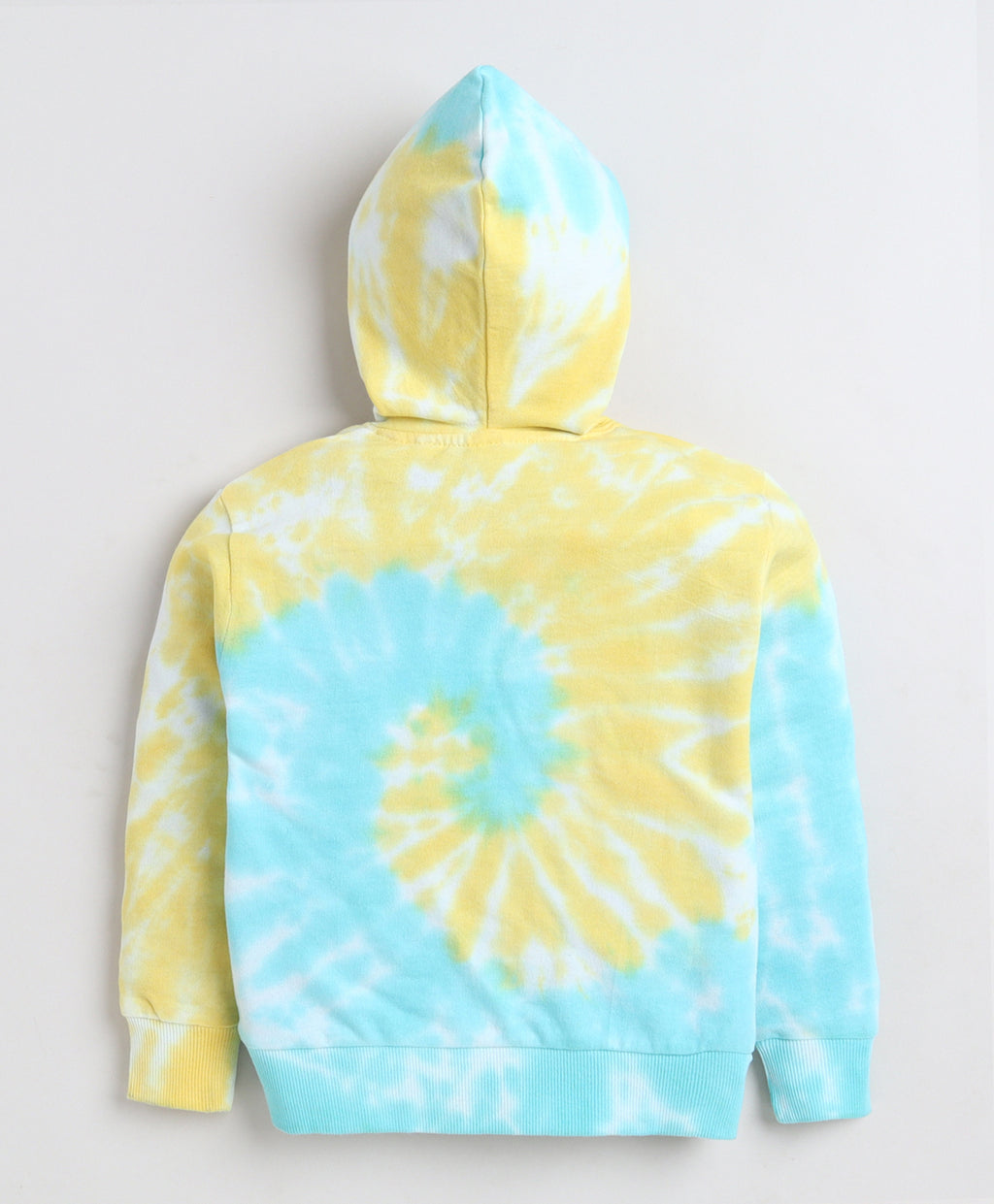 Bumzee Multi Tie & Dye Sweatshirt, Full Sleeves, Cotton Blend, Hooded (Style Peb11816)