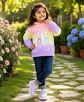 Bumzee Multi Tie & Dye Sweatshirt, Full Sleeves, Cotton Blend, Hooded (Style Peb11818)