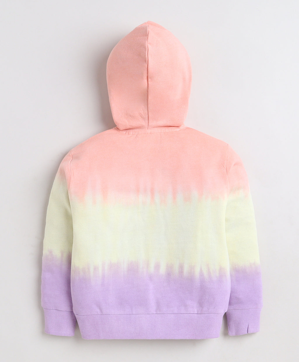Bumzee Multi Tie & Dye Sweatshirt, Full Sleeves, Cotton Blend, Hooded (Style Peb11818)
