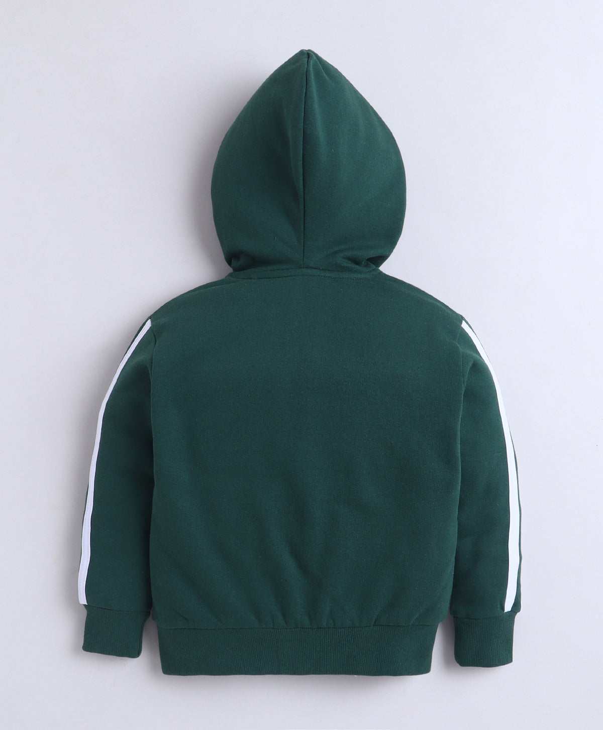 Bumzee Green Graphic Print Sweatshirt, Full Sleeves, Cotton Fleece