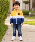 Bumzee Multi Tie & Dye Sweatshirt, Full Sleeves, Cotton Blend, Hooded (Style Peb11821)