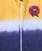Bumzee Multi Tie & Dye Sweatshirt, Full Sleeves, Cotton Blend, Hooded (Style Peb11821)