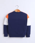 Bumzee Multi Cut & Sew Sweatshirt, Full Sleeves, Cotton Fleece (Style Peb11841)