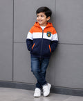 Bumzee Multi Patch Sweatshirt, Full Sleeves, Cotton Fleece